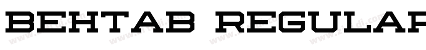 Behtab Regular字体转换 Behtab Regular字体转换
